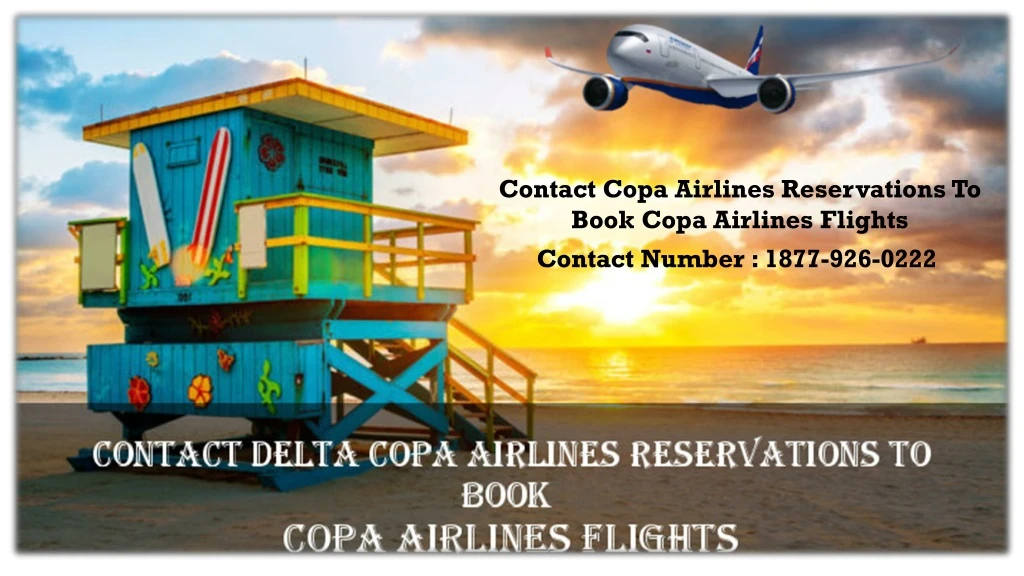 contact copa airlines reservations to book copa