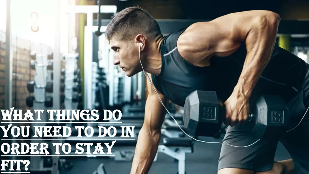 what things do you need to do in order to stay fit