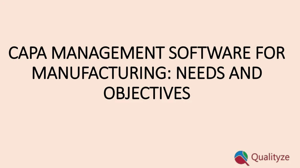 capa management software for capa management