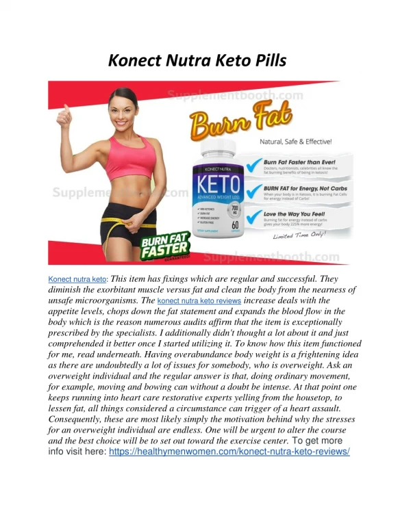 Does Konect Nutra Keto Really Work No Side Effect