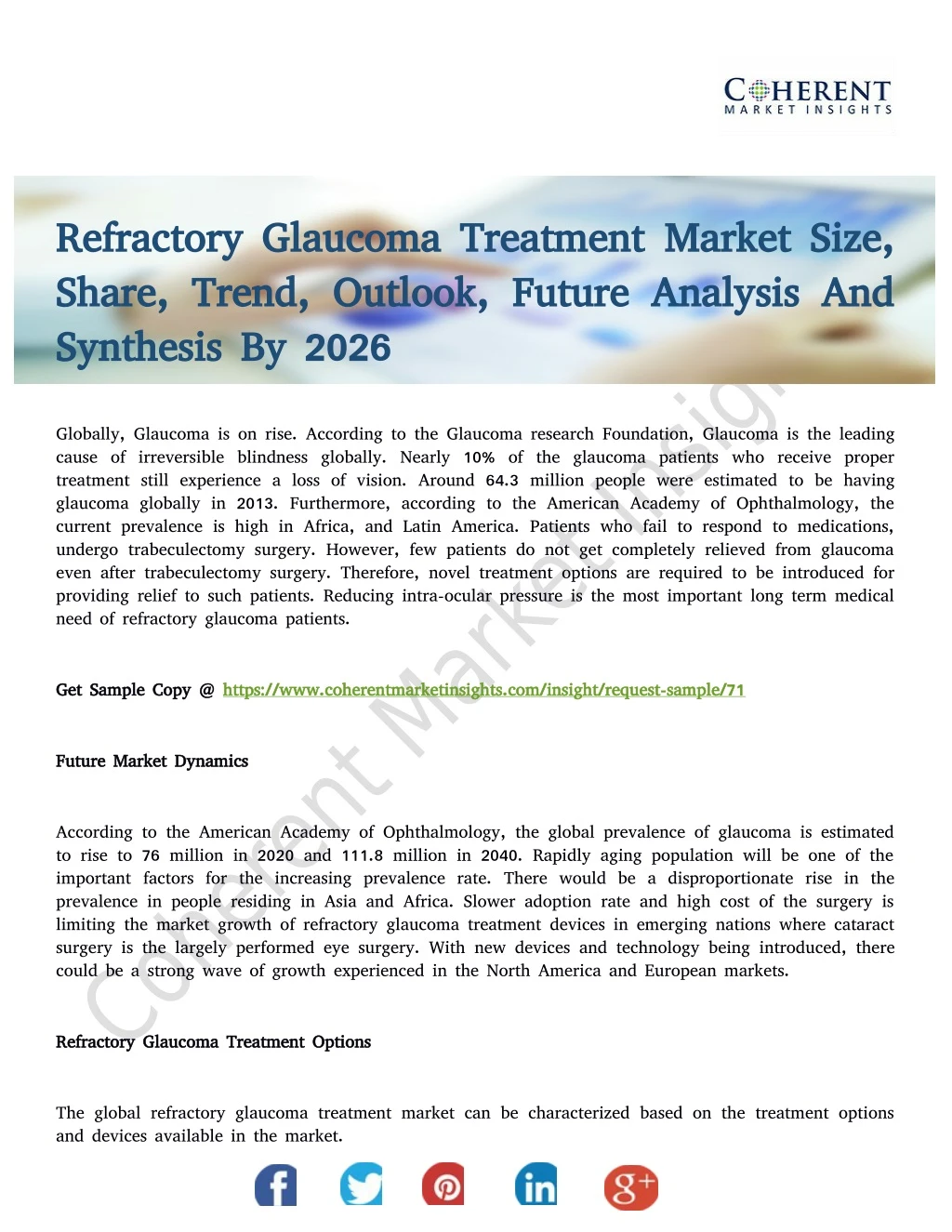 refractory glaucoma treatment refractory glaucoma