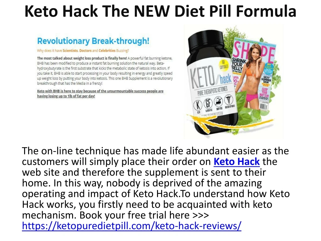 keto hack the new diet pill formula