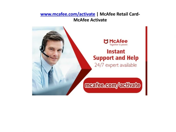 mcafee.com/activate - Install and Activate McAfee