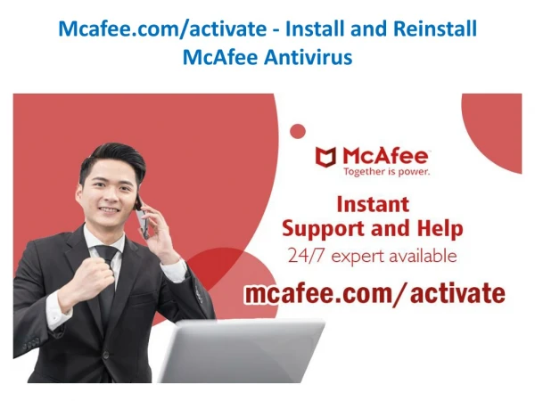 mcafee.com/activate - Install and Reinstall McAfee Antivirus