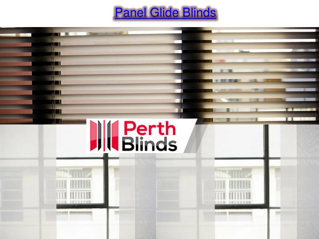panel glide blinds