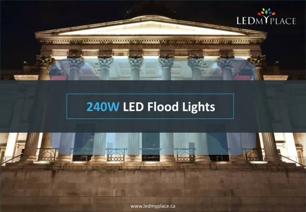 Outdoor 240W LED Flood Light for Lavish Parties