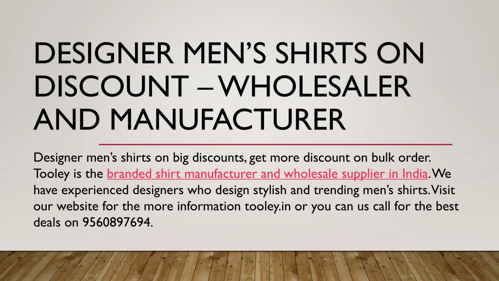 designer men s shirts on discount wholesaler