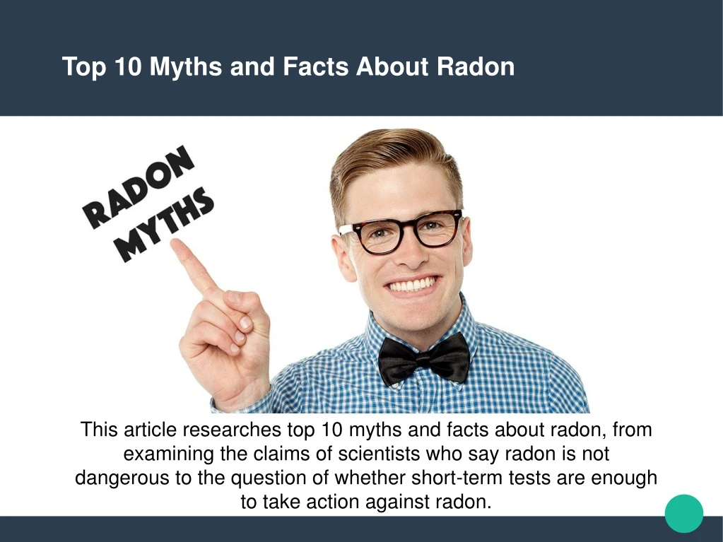 top 10 myths and facts about radon