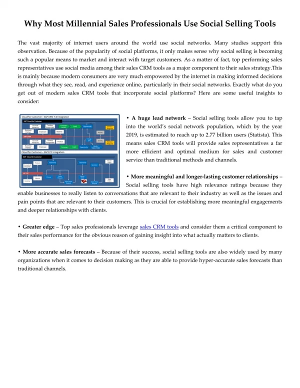 Why Most Millennial Sales Professionals Use Social Selling Tools