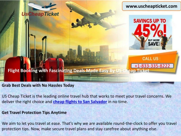 Flight Booking with Fascinating Deals Made Easy By US Cheap Ticket