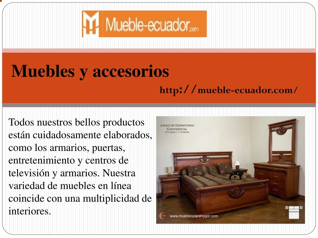 muebles y accesorios