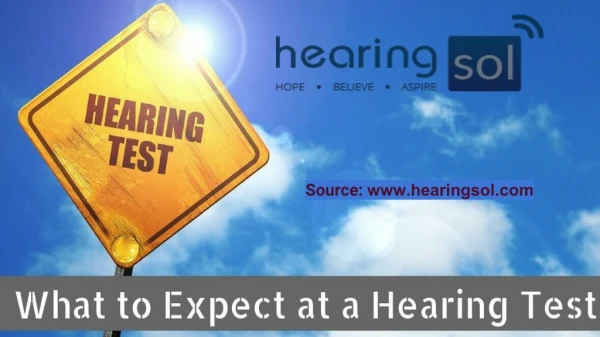 Hear screening test to check the hearing loss