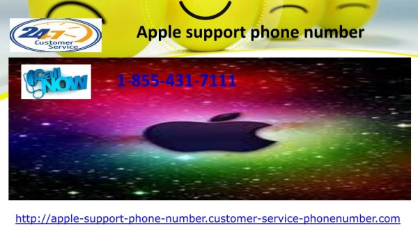 Dial apple support phone number 1-855-431-7111 and get instant solution