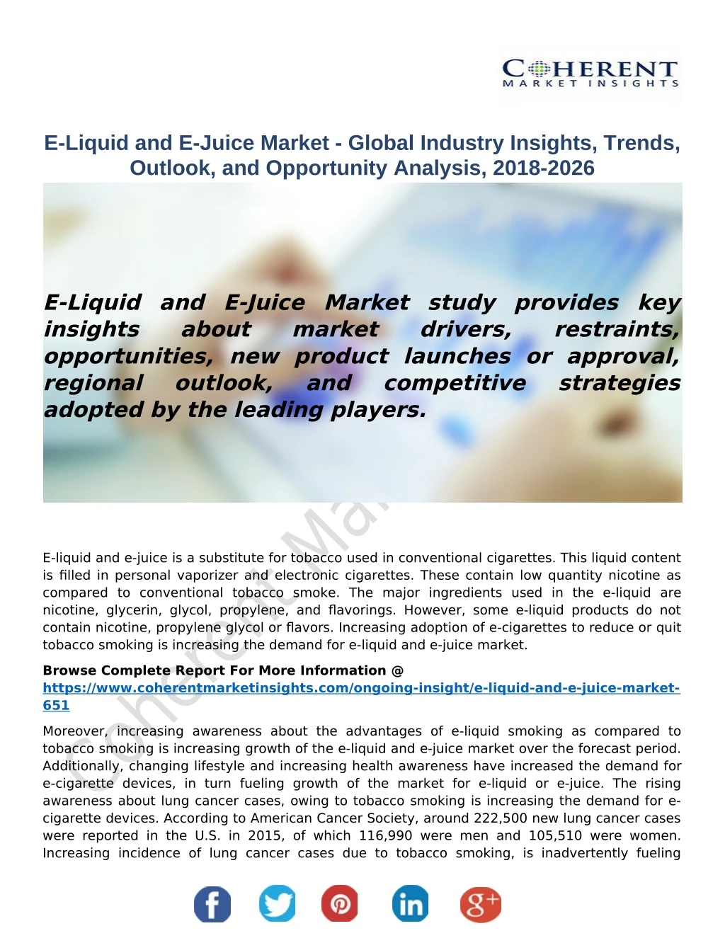 e liquid and e juice market global industry