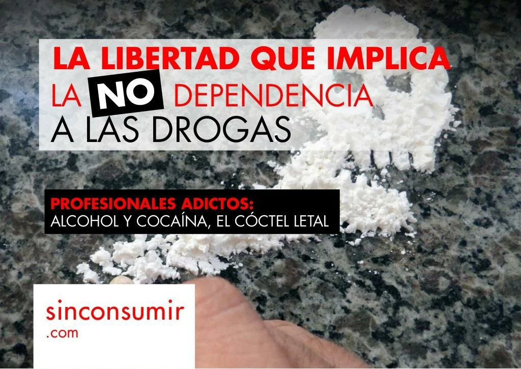 la libertad que implica la no dependencia a las drogas