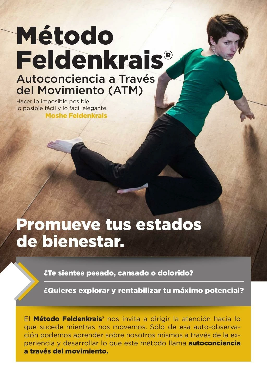 clases grupales de m todo feldenkrais autoconciencia a trav s del movimiento atm