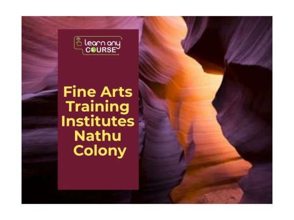 Fine Arts Training Institutes Nathu Colony