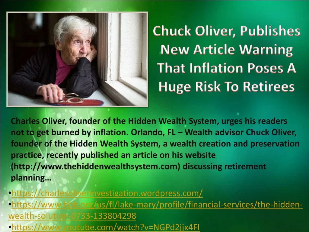 charles oliver founder of the hidden wealth