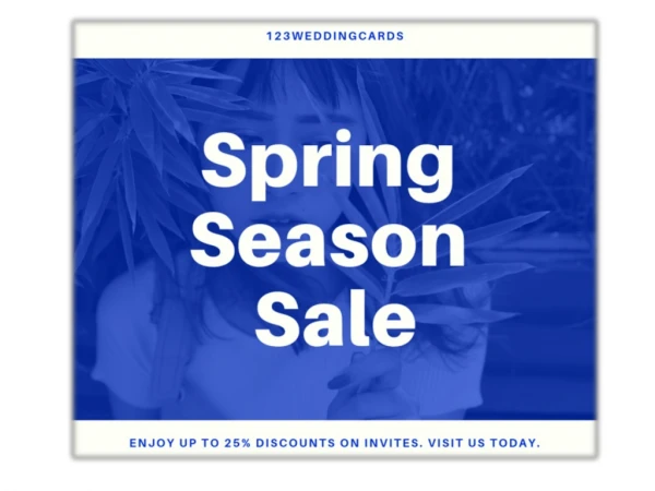 Spring collection sale 2019 at 123WeddingCards