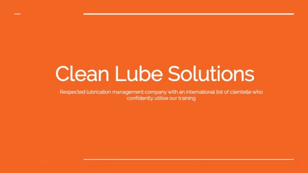 Oil Analysis Kit - Clean Lube Solutions