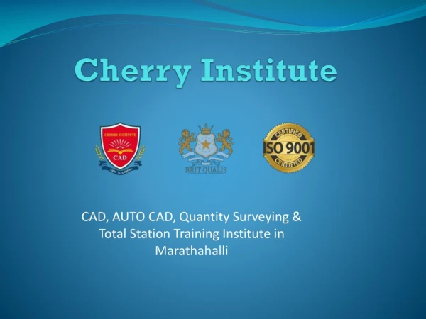 Cherry Institute - Find the best autocad training near me