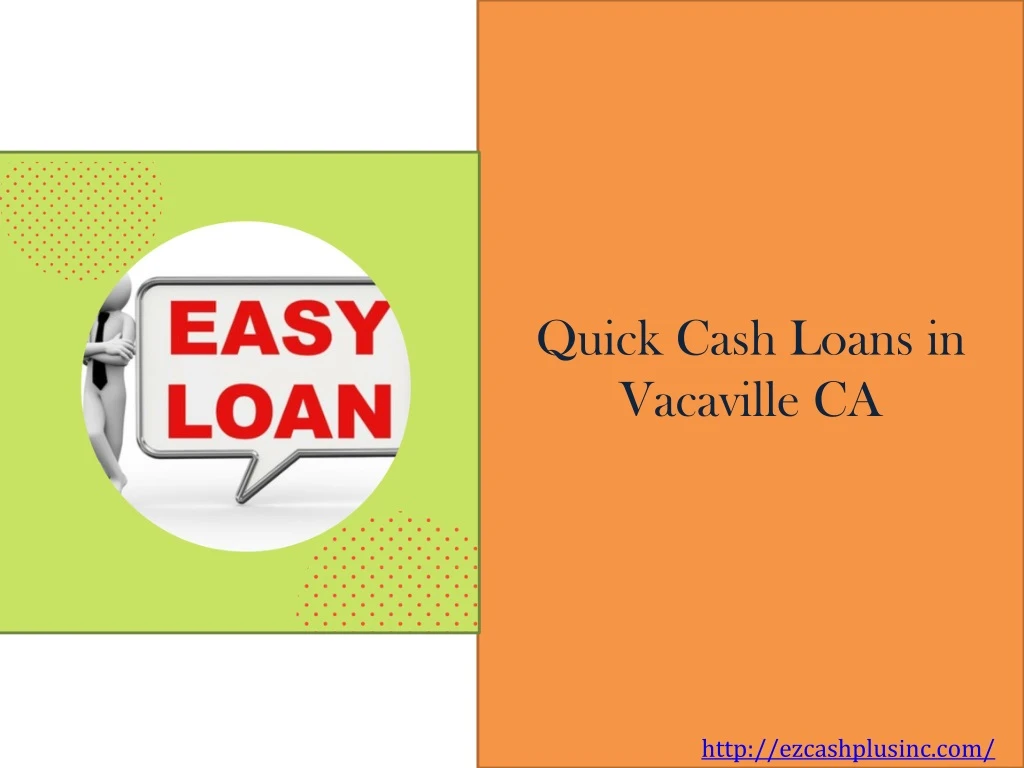 quick cash loans in vacaville ca