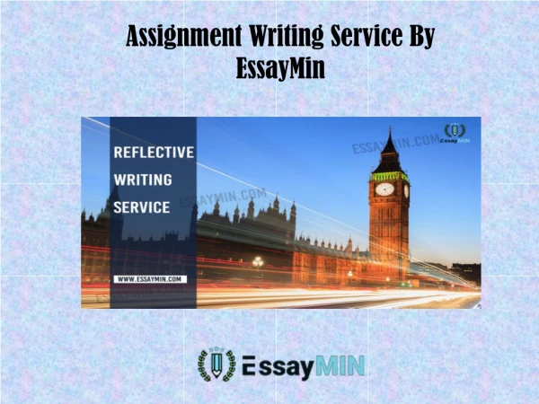 Get Assignment Writing Service By EssayMin