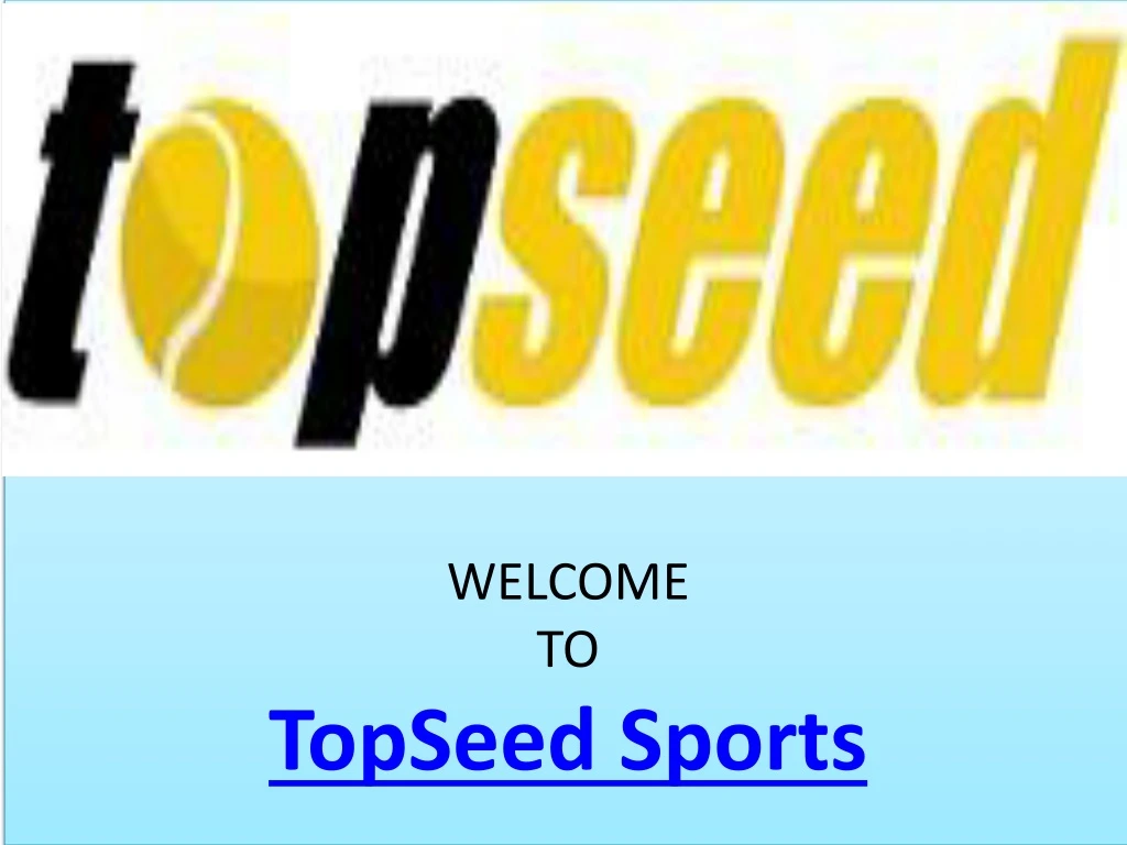 welcome to topseed sports