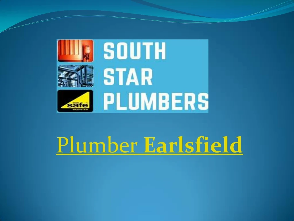 plumber earlsfield