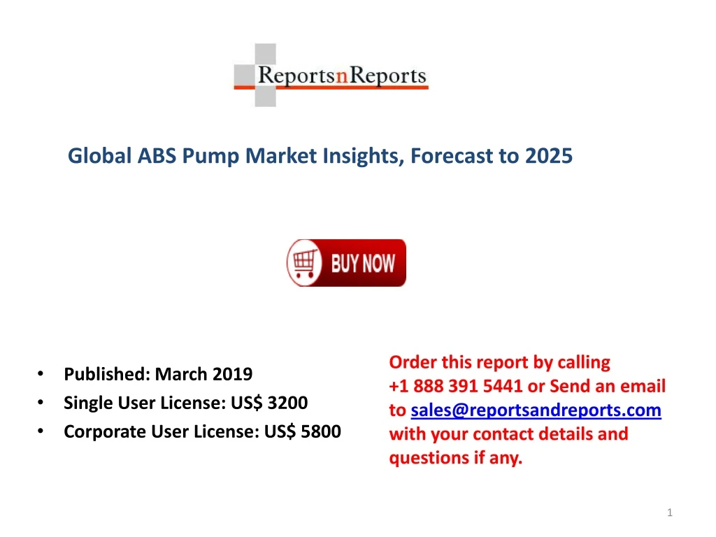 global abs pump market insights forecast to 2025