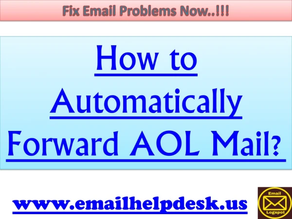 What are the steps for automatically forward AOL Mail?