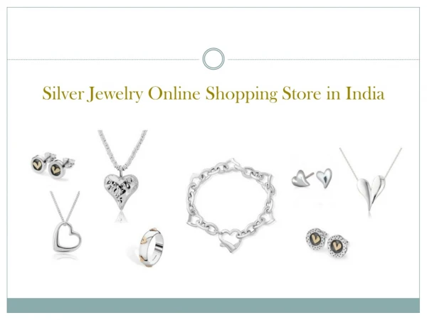 Silver Jewelry Shopping Online