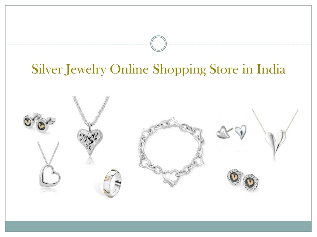 silver jewelry online shopping store in india