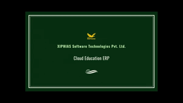 Cloud Education ERP