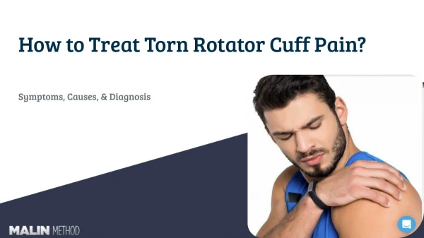 How to treat torn rotator cuff pain