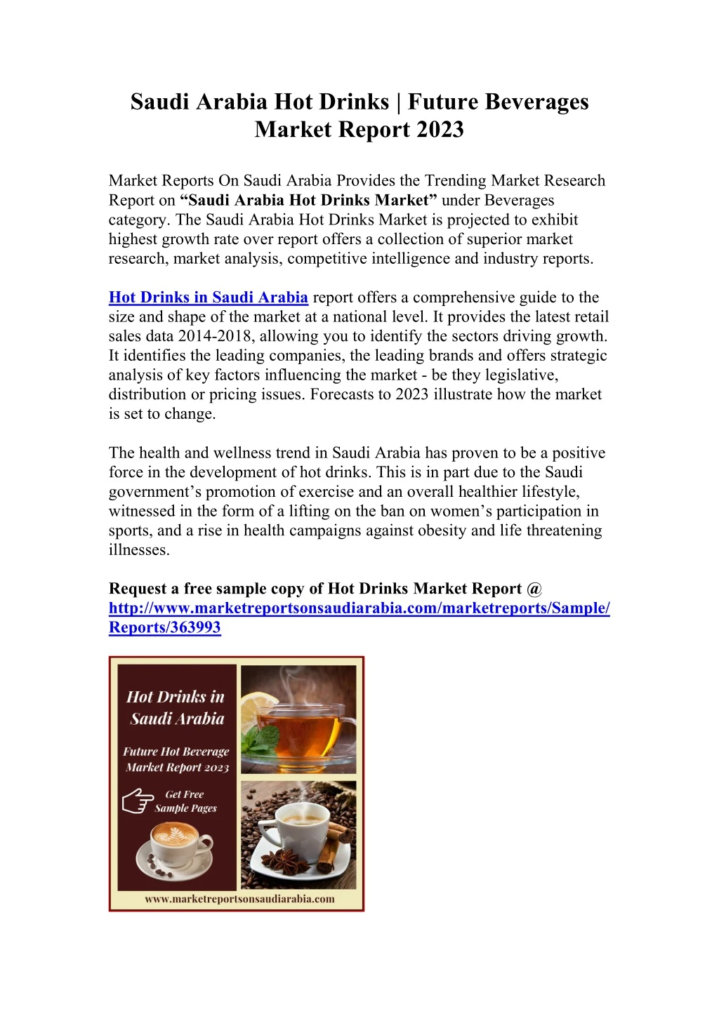 saudi arabia hot drinks future beverages market