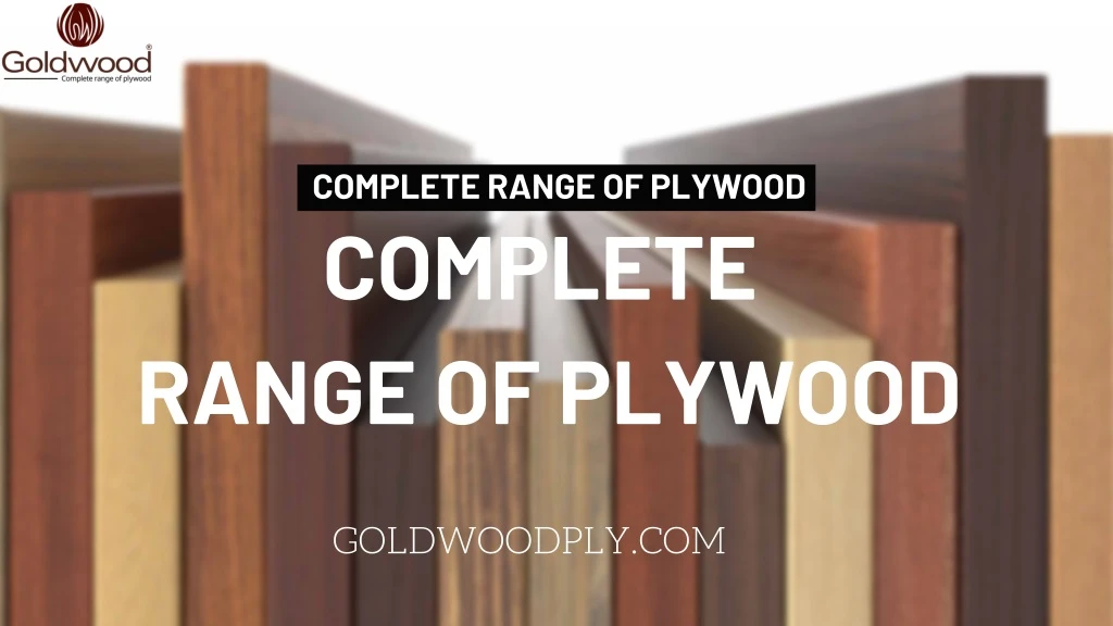 complete range of plywood