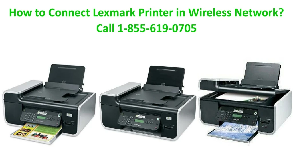 how to connect lexmark printer in wireless