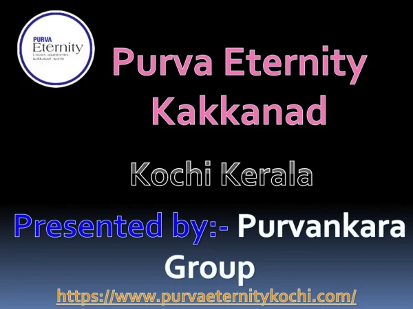 Buy Luxury flats in Purva Eternity Kochi