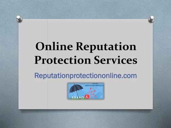 Buy Reputation Protection Online at Affordable Cost