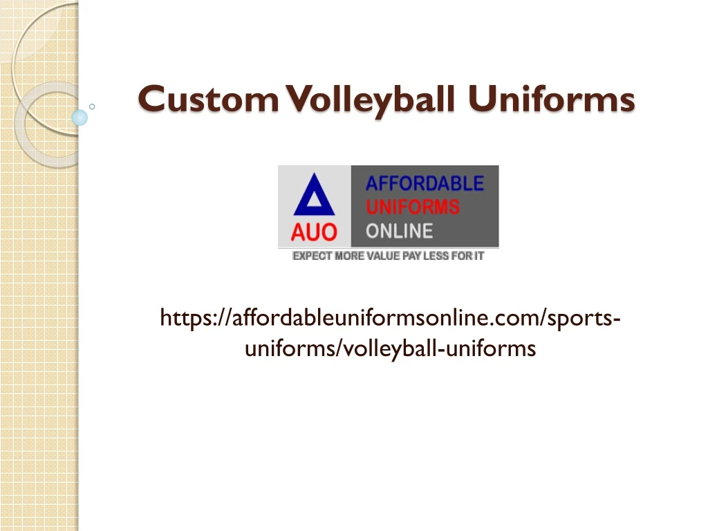 custom volleyball uniforms