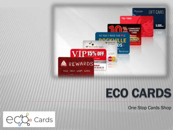 Customized services for eco-plastic card