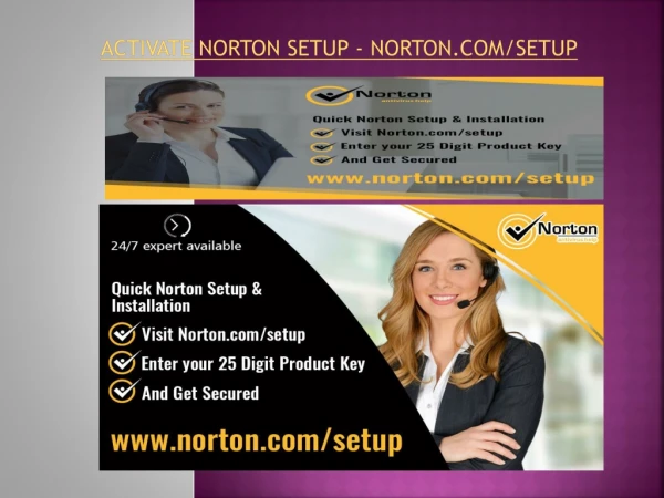 Activate Norton setup - Norton.com/setup