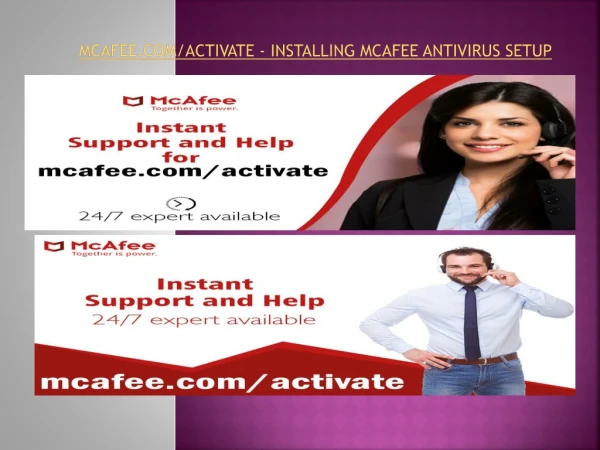 mcafee.com/activate - Installing mcafee antivirus setup