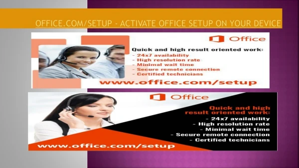 office.com/setup - Activate Office Setup on your device