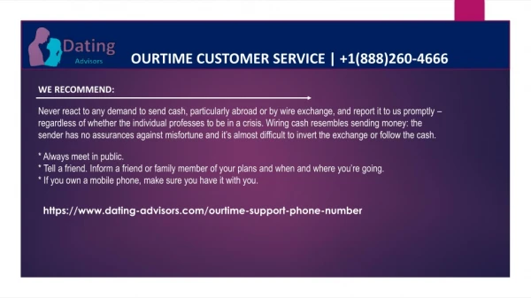OurTime Support Number || 1(888)260-4666 OurTime customer service