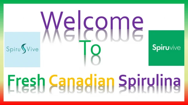 Canadian Spirulina Roots & Mission