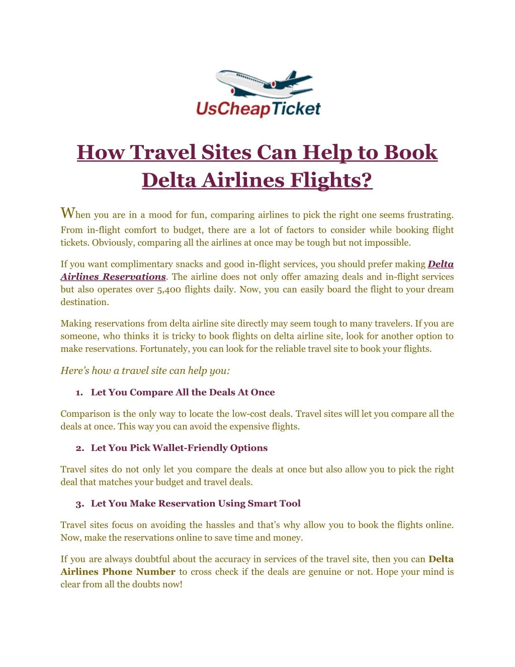 how travel sites can help to book delta airlines