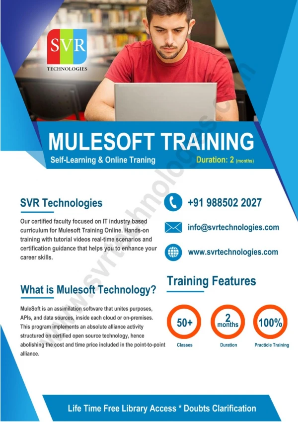 MuleSoft Training | Mule ESB Training - SVR Technologies
