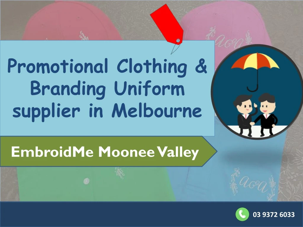promotional clothing branding uniform supplier in melbourne